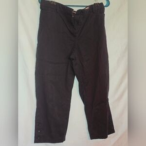 Talbots Black Chinos Full-Length Pants
